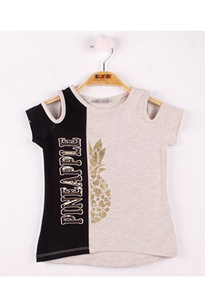 Toontoy Κοριτσίστικο μπλουζάκι με κέντημα ανανά