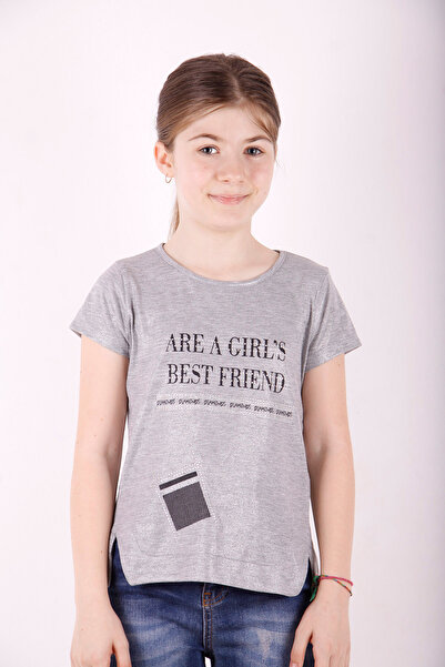 Toontoy Κορίτσι - Μπλουζάκι με τον καλύτερο φίλο με τύπωμα και λεπτομέρεια απ...