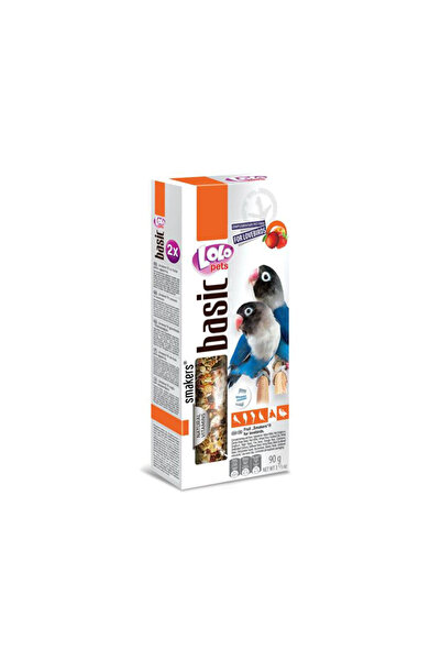 Lolo Pets طعام طيور الحب بالفواكه من شركة سماكرز - قطعتين - 90 جم