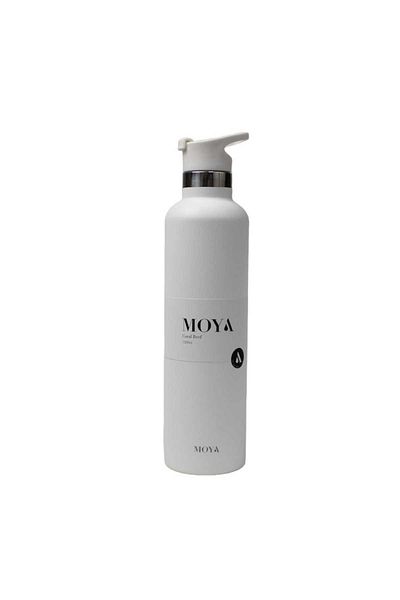 Moya "Coral Reef" 1L Insulated Sustainable Water Bottle White Spout Lid