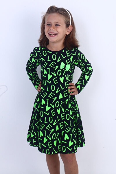 Toontoy Rochie pentru fetiță „Love” cu imprimeu