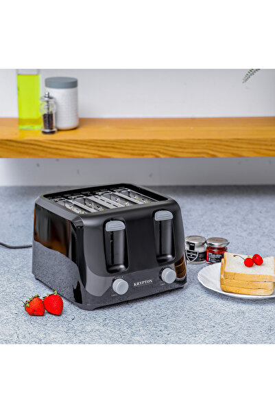 KRYPTON Bread Toaster|KNBT6295|1400W|4 Slice Toaster| Adjustable Browning Control|2 Years Warranty