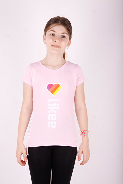 Toontoy Tricou Likee cu imprimeu pentru fete