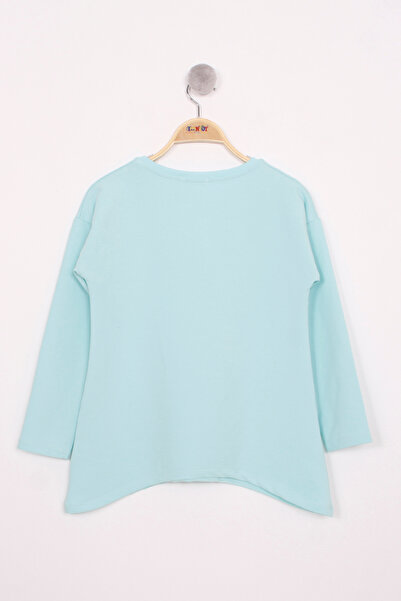 Toontoy Κοριτσίστικο μπλουζάκι με κέντημα καρδιάς με παγιέτες