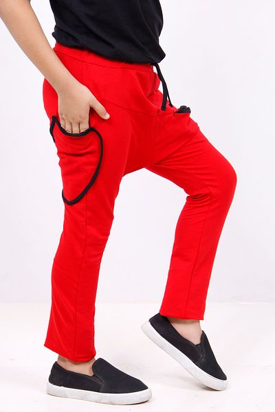 Toontoy Boy's Shalwar ModEl SwEatpants - SidE HiddEn PockEt