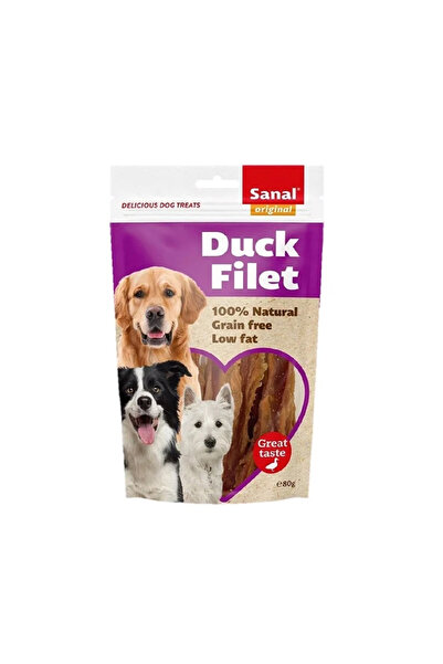 Sanal Duck Filet Dog Treat - 80 g