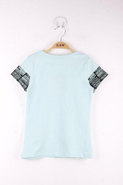 Toontoy Κορίτσι - Μπλουζάκι με κέντημα με πέτρες με τύπωμα