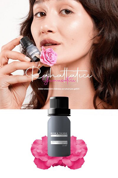 ROSE & THORNE Mystic Rose Oil - 100% Pure Rosa Damascena, 2.5ml Domestic Production