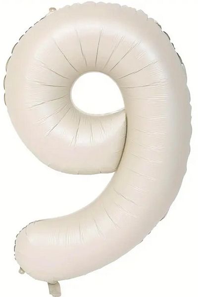 BeySüS Cream Color 9 Figures Foil Balloon 80 cm