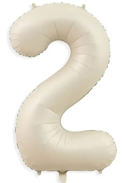 BeySüS Cream Color 2 Figures Foil Balloon 80 cm