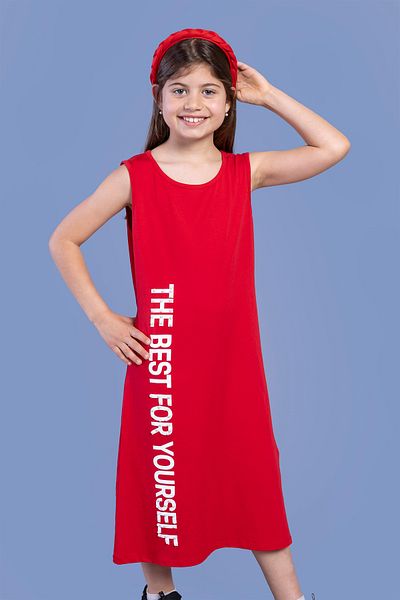 Toontoy Girl's Pearl Detailed Printed Costume