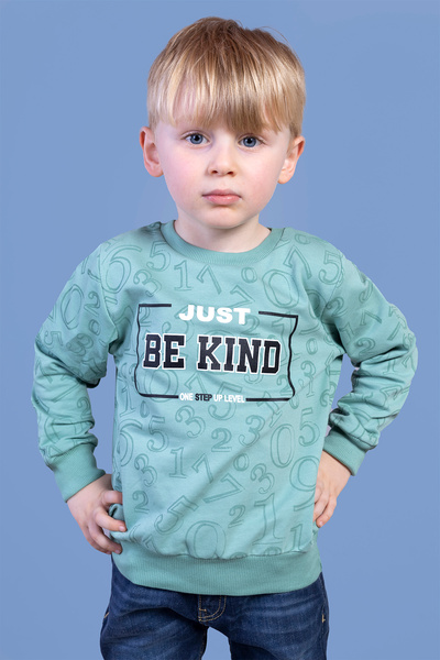 Toontoy Boy's Number Printed Sweatshirt