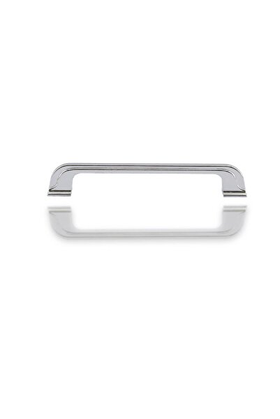 Badem10 Alperen Chrome 128 Mm - 12,8 cm Mobilier metalic Sertar de bucătărie Dulap dulap Mâner Mâner 10 buc.