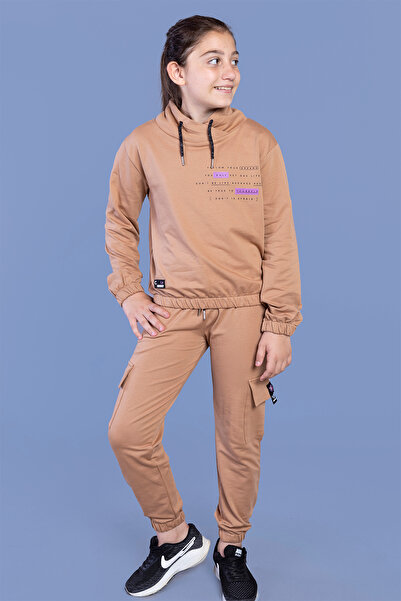 Toontoy Σετ αθλητικής φόρμας για κορίτσια με ζιβάγκο με τύπωμα