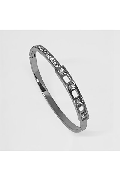 By Semra Bebe Boy ( Ince Bilekler Için ) Su Yolu Baget Detay Çelik Zirkon Taş...