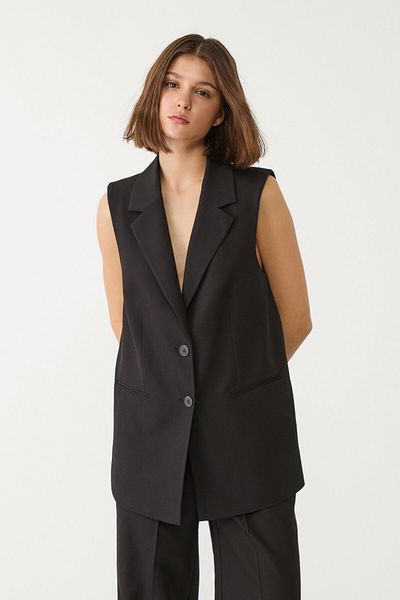 Stradivarius سترة أساسية بقصّة عادية
