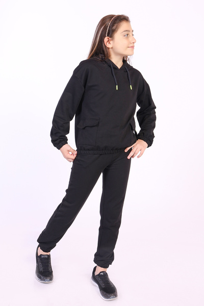 Toontoy Σετ αθλητική φόρμα για κορίτσια - με τσέπες και σήμα