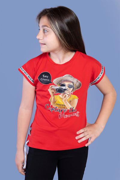 Toontoy Μπλουζάκια B με τύπωμα και Ş ριγέ για κορίτσια