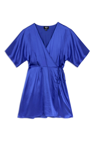 MISS IPEKYOL Φόρεμα με διπλό στήθος με γυαλιστερή υφή