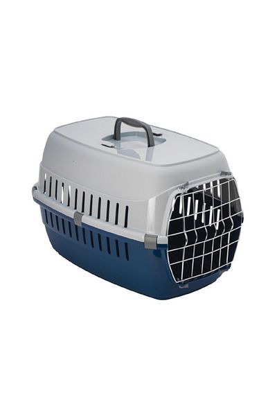 Moderna Road Runner Carrier Blue Metal Door - 56.4L x 37.4W x 35H cm