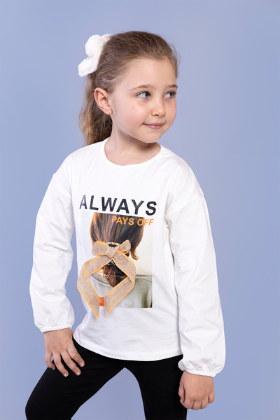 Toontoy Devojčice - Štampano Majica sa elastičnim rukavima