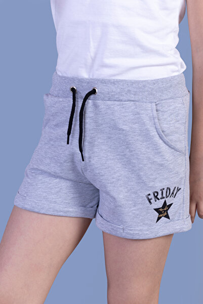 Toontoy Κοριτσίστικο σορτς B με τύπωμα με δύο πλαϊνές τσέπες