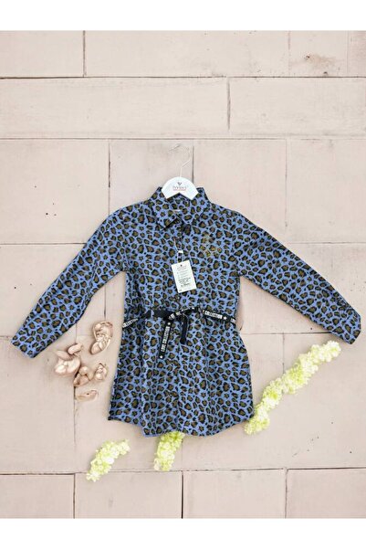 İvven's İVVEN'S KIDS PAMUK KIZ BEBEK ÇOCUK KEMERLİ ELBİSE