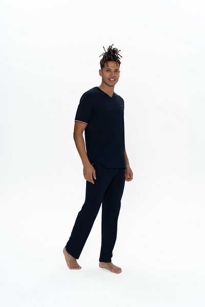 U.S. Polo Assn. Πόλο Ασν. Ανδρικό Σετ Πιτζάμες ίσιο 100% βαμβάκι - ILC2.18I89W6K