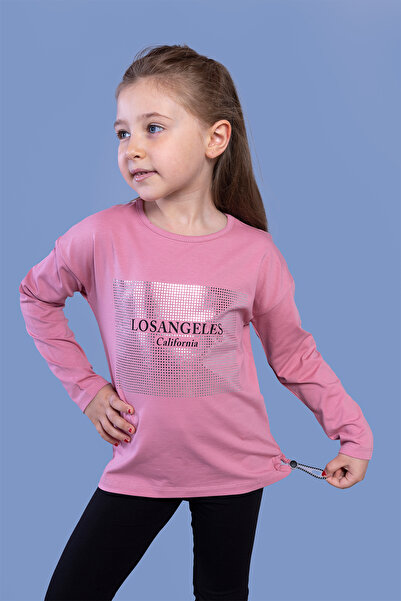 Toontoy Tricou pentru fete Losangeles cu imprimeu