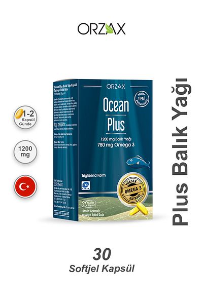 Ocean 1200 Mg Omega 3 Fish Oil - Plus 30 30 Capsules