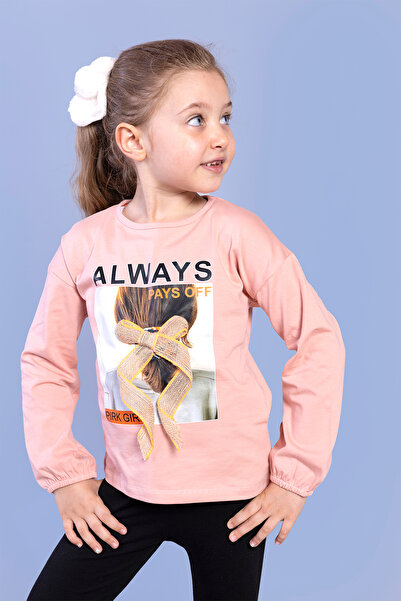 Toontoy Κορίτσι - με τύπωμα μπλουζάκια με λάστιχο στο μανίκι