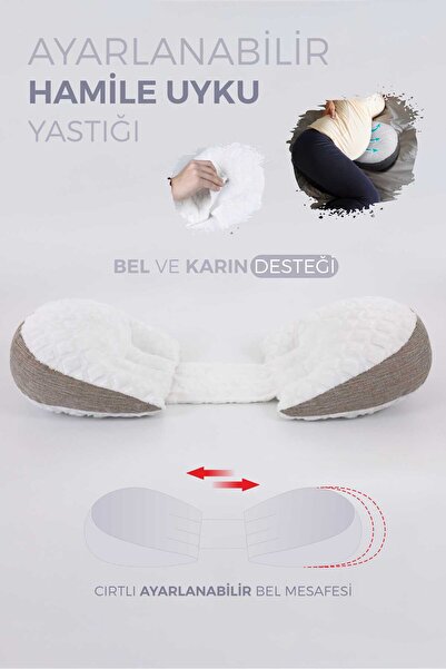 Umaybebek Bel Ve Karın Desteği, Hamile Yastığı, Çok Fonksiyonlu, Uyku Emzirm...
