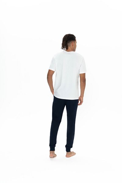 U.S. Polo Assn. Πόλο Ασν. Ανδρικό σετ πιτζάμες εκρού 100% βαμβάκι - ILC2.18M89Q0U