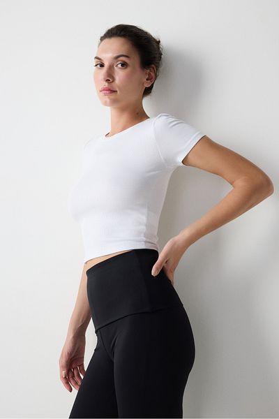 Penti Crew Neck Basic optisches weißes T-Shirt