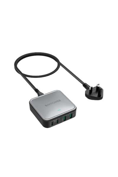 RavPower RP-PC1042 GaN PD 100W 4-Port Desktop Charger Black