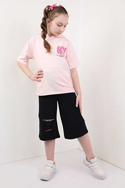 Toontoy Κορίτσι - Σετ με κουκούλα με στάμπα στο στήθος