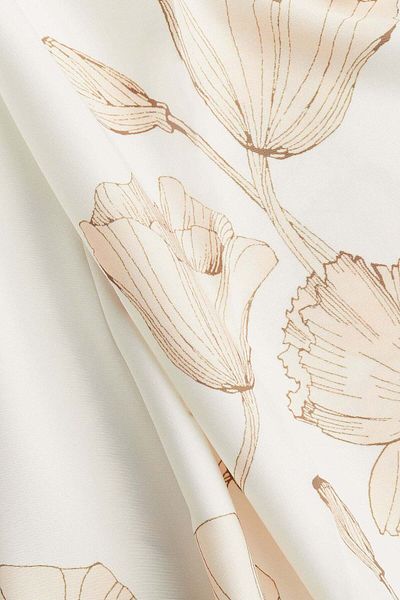 H&M Printed twill trousers