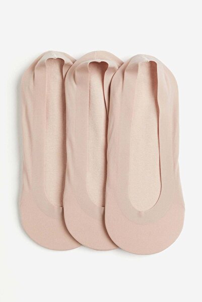 H&M مجموعة من 3 جوارب غير ظاهرة