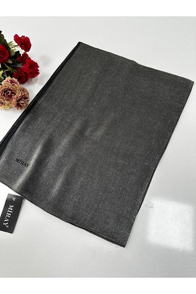 MİRAY Miray Palmier Evening Dress Shawl Color:Anthracite Jmj0105