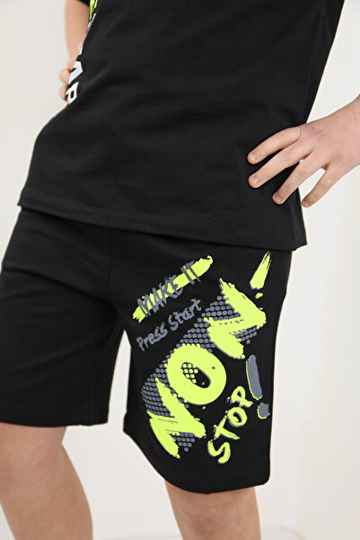 Toontoy Set pantaloni scurți imprimați pentru băiat