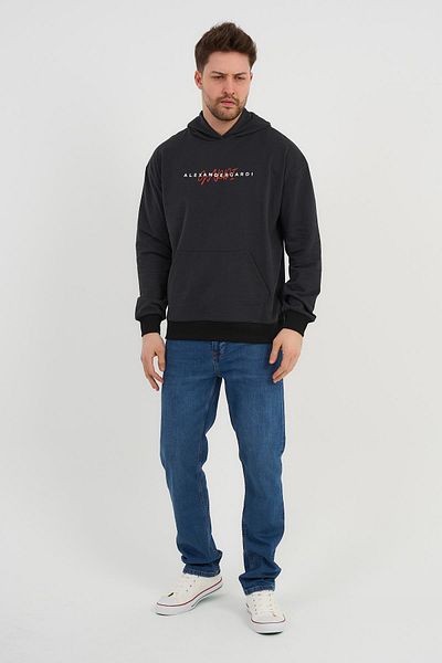 ALEXANDERGARDI Προσαρμοσμένο Unisex εμπριμέ φούτερ με κουκούλα καγκουρό με τσέπη (UNX-0017602)