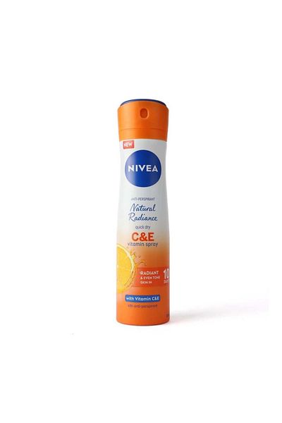 NIVEA DEO SPRAY NAT RAD C&E 150ML