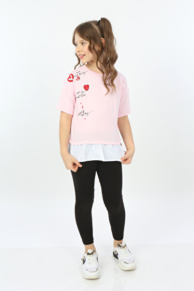 Toontoy Μπλουζάκι για κορίτσια - Cool and Stylish Written Heart με τύπωμα