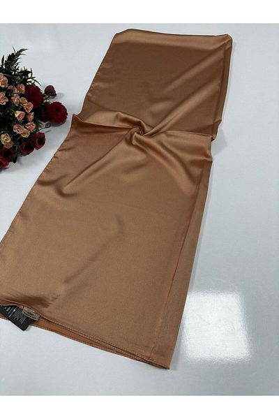 LadyCoco Ανοιχτό πεπόνι Ντουμπάι βραδινό φόρεμα - Σάλι Πολύχρωμο JJ0422