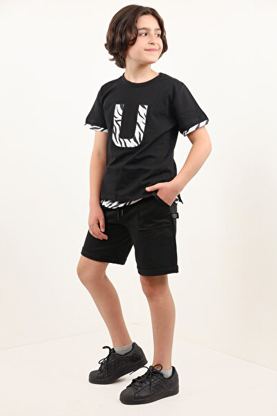 Toontoy Σετ για αγόρια με σορτς - Κέντημα με λεπτομέρειες