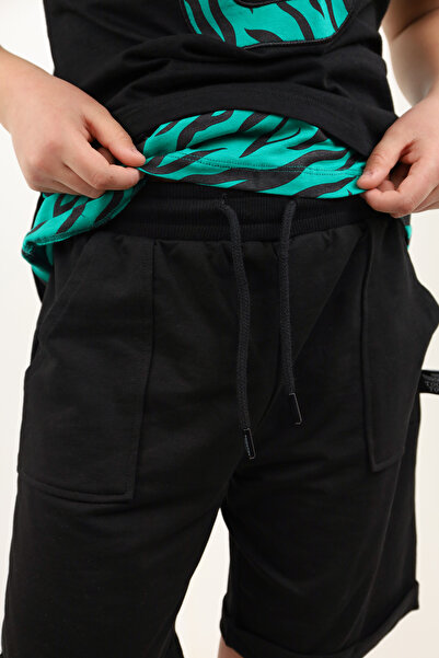 Toontoy Σετ για αγόρια με σορτς - Κέντημα με λεπτομέρειες