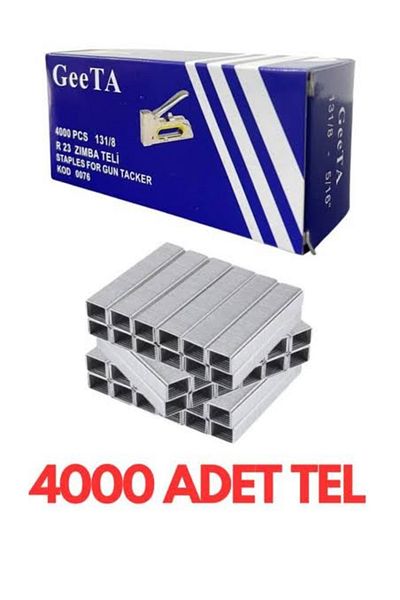 geeta 8 mm Staple Wire - 4000 Pieces 131/8 Models