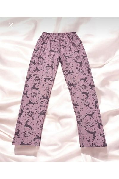 VERA COLLECTİON Women's Plus Size Suede Pajama Six