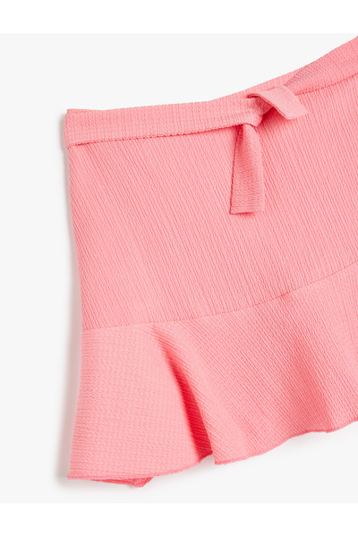 Koton Kız Çocuk Kot&Kanvas Şort 5SKG40016AK