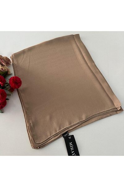 MİRAY Γαλακτώδες καφέ χρώμα Miray Jan Jan Shawl - JKL0121